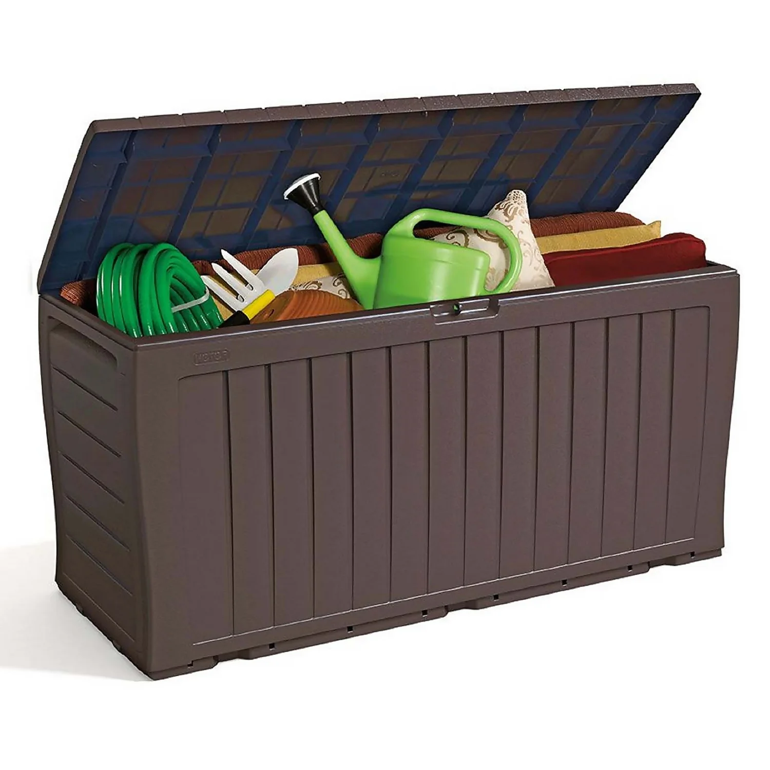 Keter Marvel Plus Outdoor Garden Storage Box 270L - Brown - Image 2
