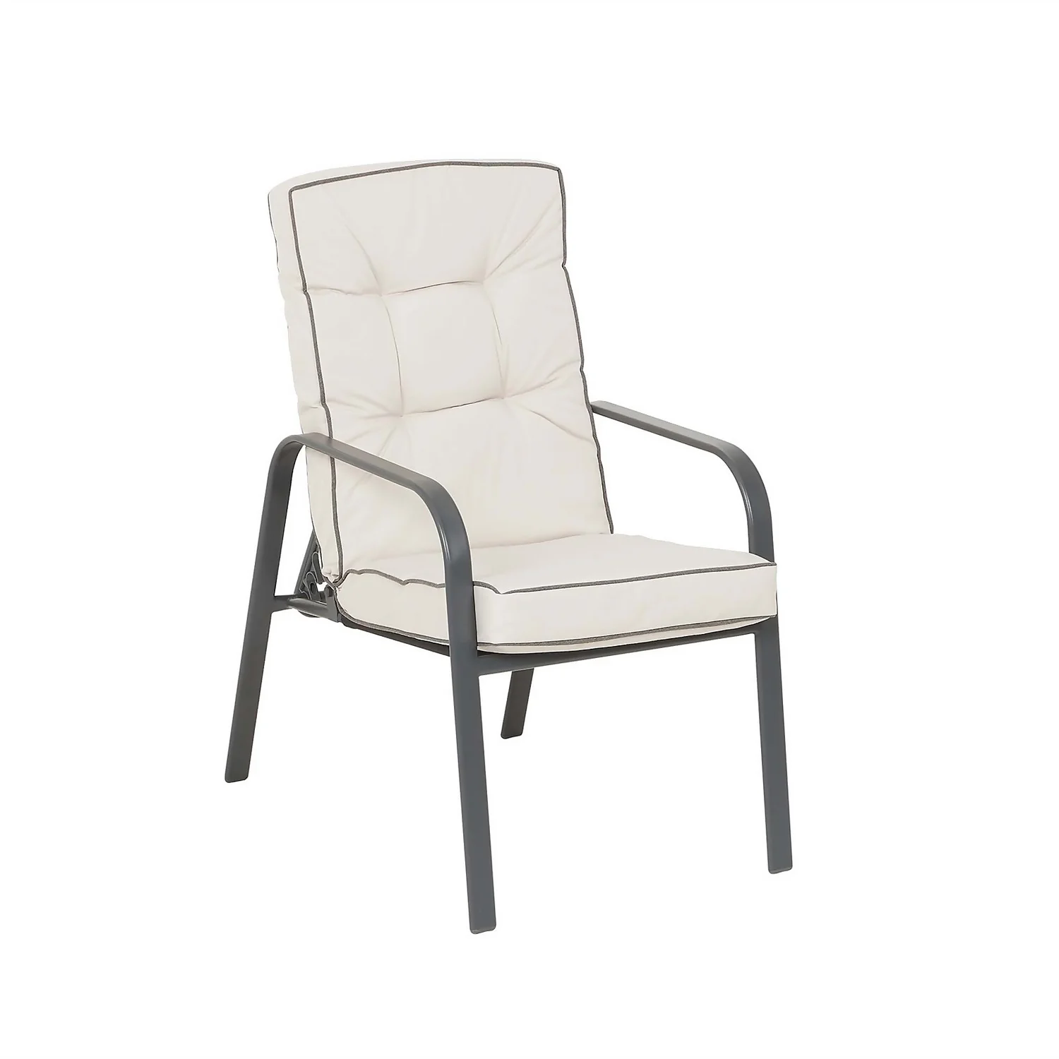 Rowly 6 Seater Garden Dining Set With Parasol - Image 4