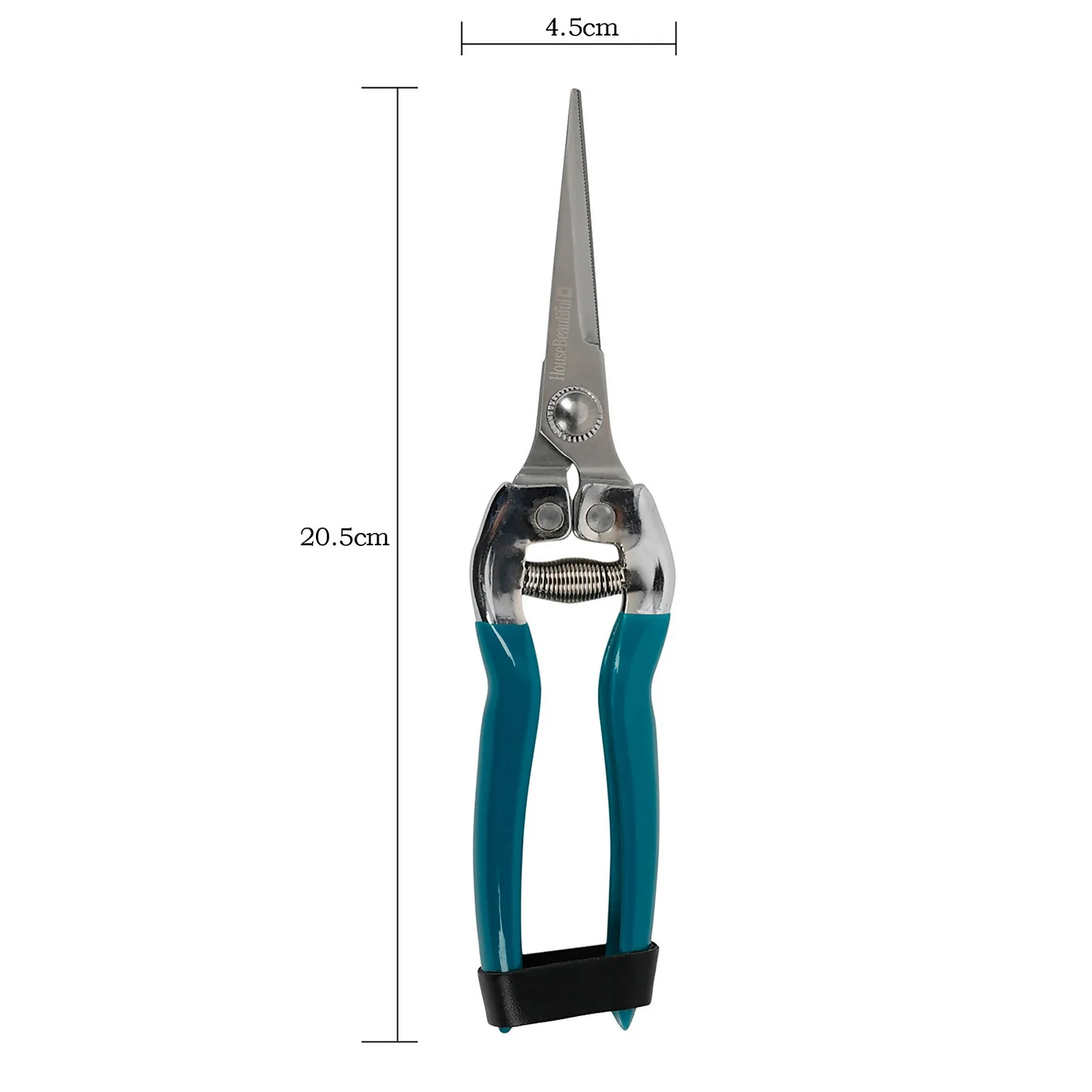 House Beautiful Fine Pointed Flower & Fruit Snips - Teal - Image 3