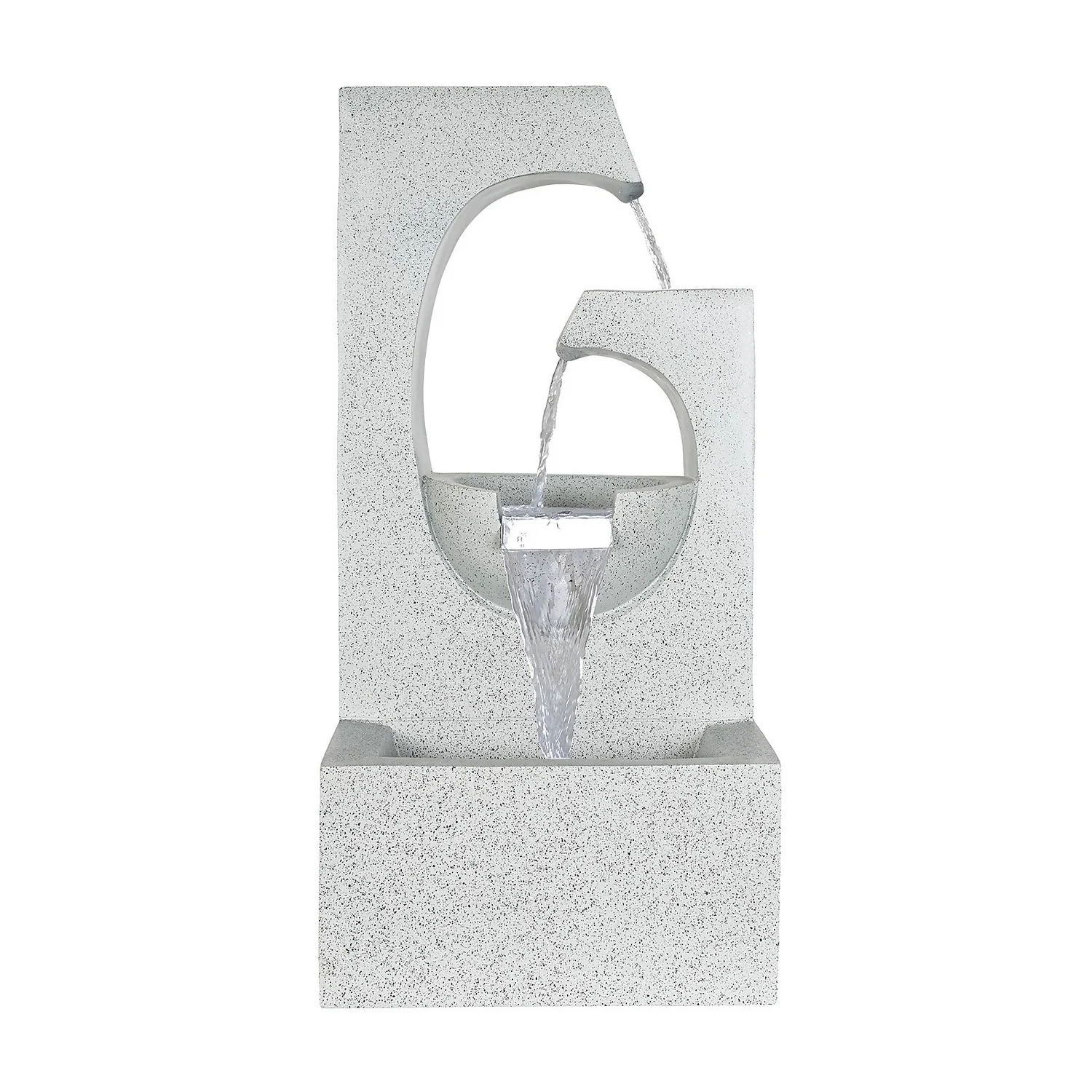 Stylish Fountain Ango Falls Garden Water Feature With LEDs